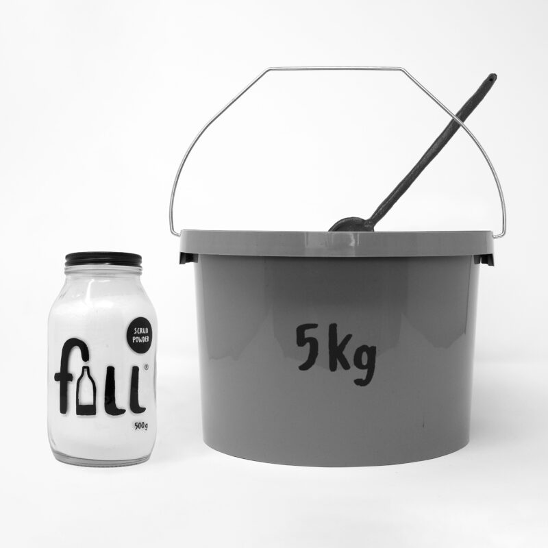 Fill scrub powder home refill