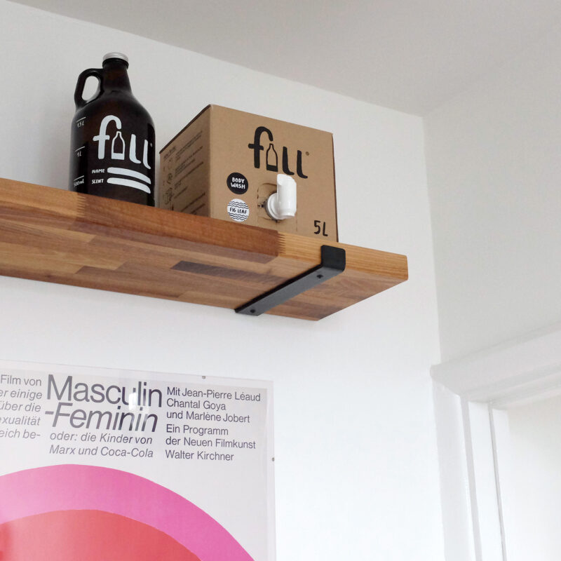 Fill Refill Amber Glass growler