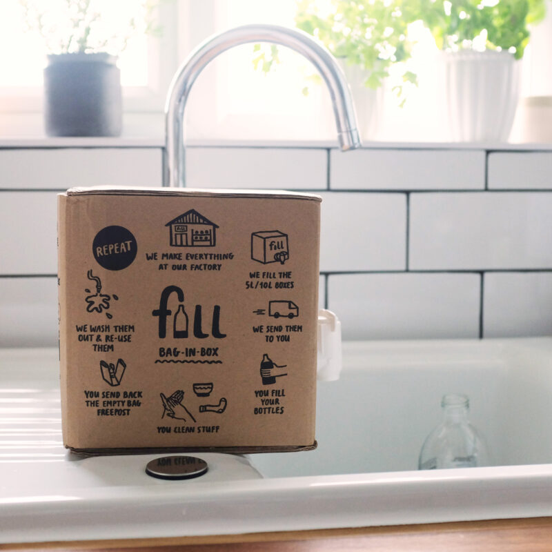 Fill home refill bag-in-box Cleaning vinegar