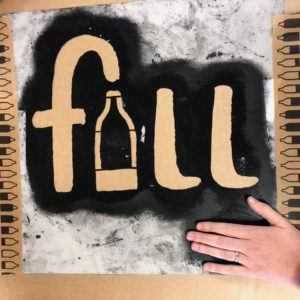 Fill Refill using second hand cardboard