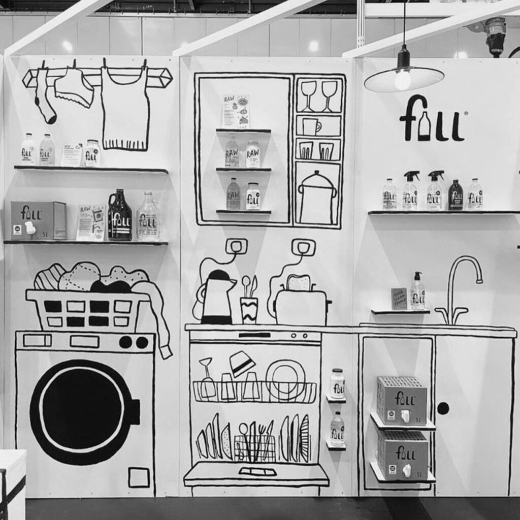 FILL REFILL Clean & Tidy home Show stand from 2022
